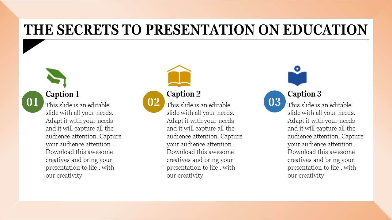 simple presentation on education